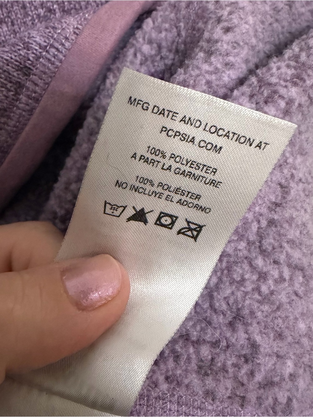 Patagonia Better Sweater Heathered Lavender Quarter-Zip Fleece Pullover Small - Picture 8 of 8